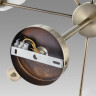 Люстра потолочная LUMION MAVE 8100/8C COMFI LN25 74 Е14 8*40W 220V бронза/белый металл/стекло
